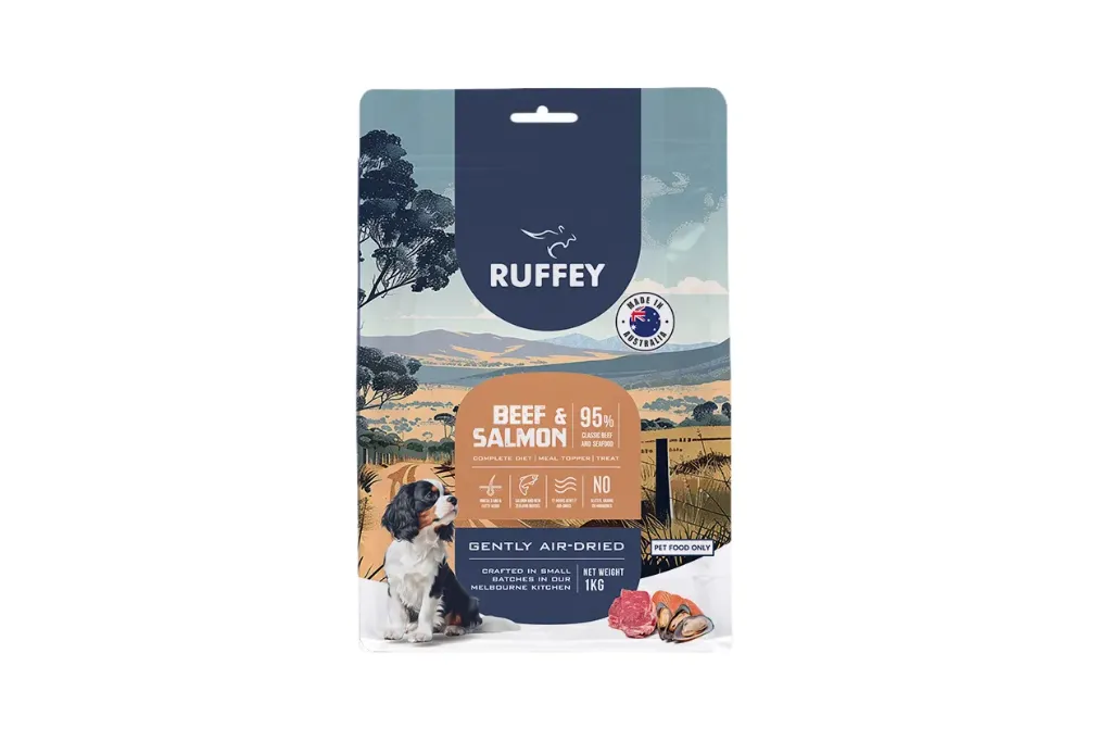 [RADB1U] Ruffey Air Dried Dog Beef & Salmon 1Kg