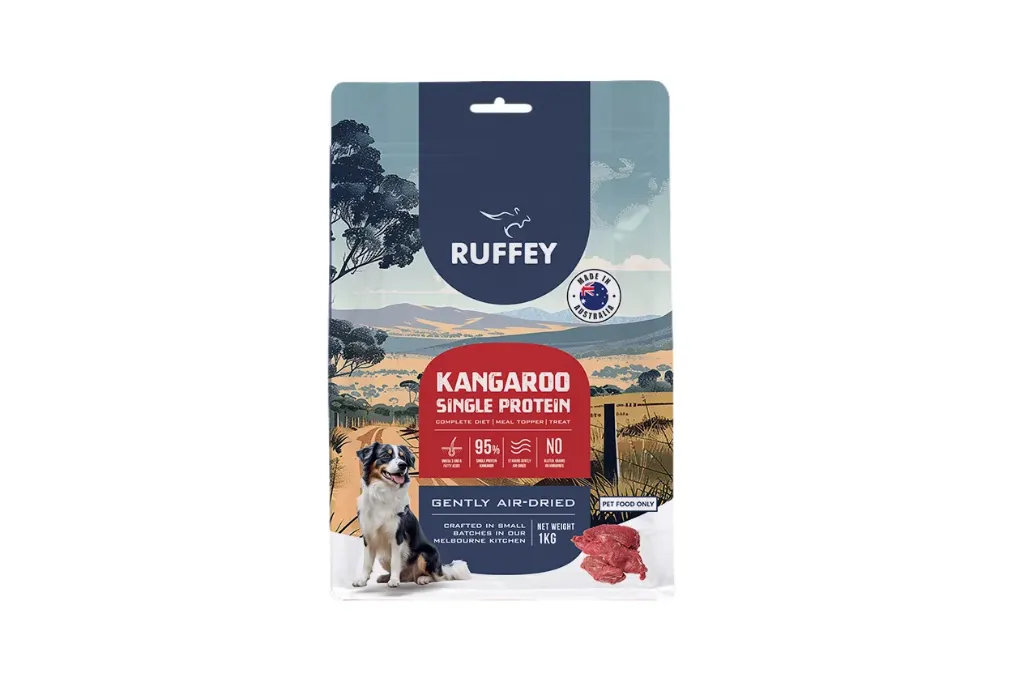 [RADK1U] Ruffey Air Dried Dog Kangaroo 1Kg