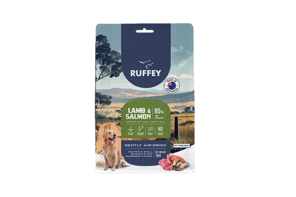 Ruffey Air Dried Dog Lamb & Salmon 1Kg