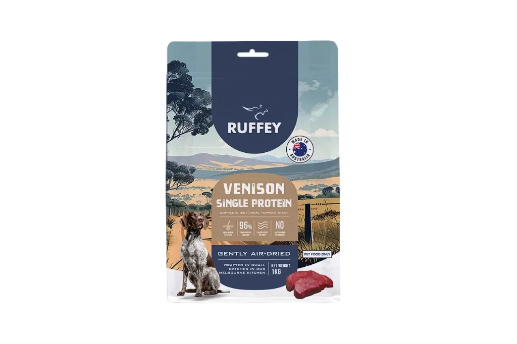 [RADV1U] Ruffey Air Dried Dog Venison 1kg