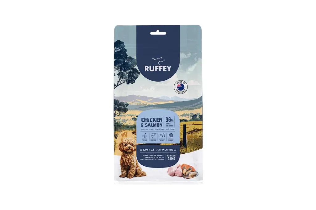 [RADC2U] Ruffey Air Dried Dog Chicken & Salmon 2.5Kg
