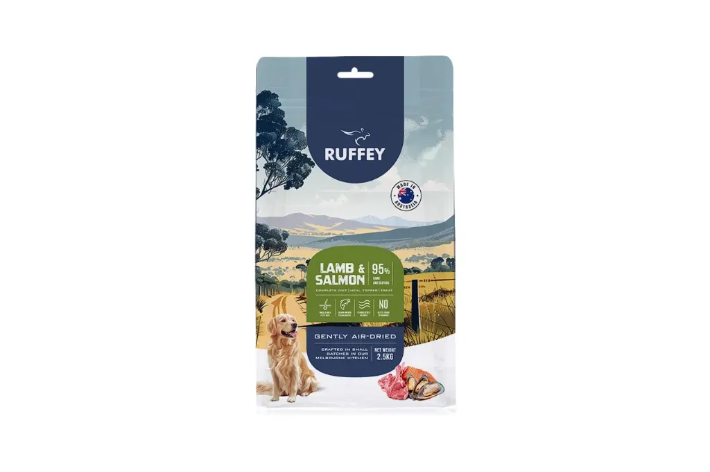 Ruffey Air Dried Dog Lamb & Salmon 2.5kg