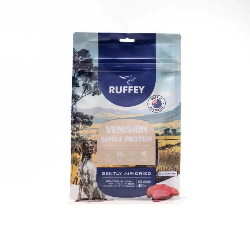 Ruffey Air-Dried Dog Venison 450g